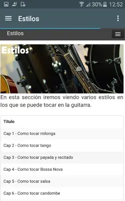 Curso de Guitarra Gratis android App screenshot 3