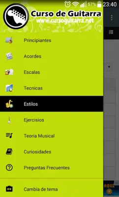 Curso de Guitarra Gratis android App screenshot 8